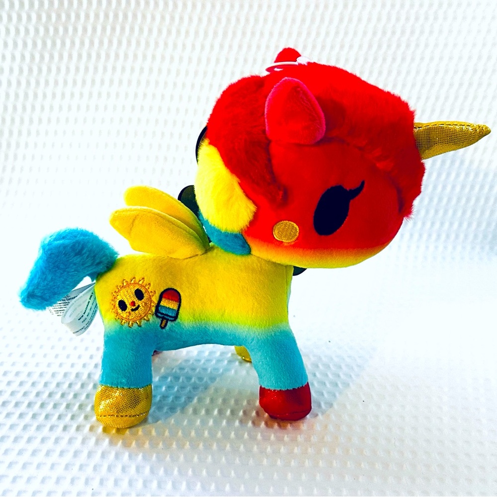 TOKIDOKI Rainbow Unicorno Anime Manga Rainbow Unicorn Plush